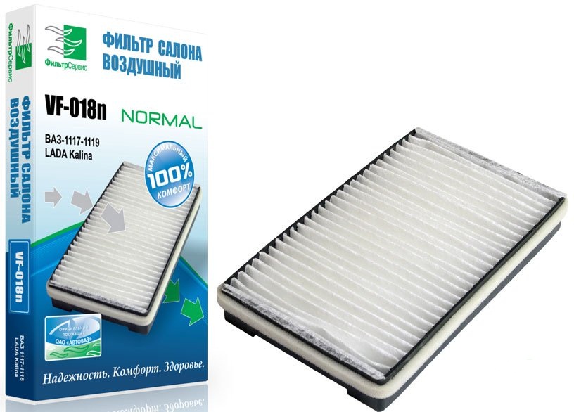 Фильтр салонный 1118/2123/2190 ВолгаТренд VF-018 s