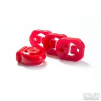 Крепление глушителя 2170 ПУ красный Форвард Автозапчасть (3+1 к-т)