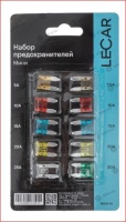 Предохранители набор mini 5-30А LECAR 10шт блистер